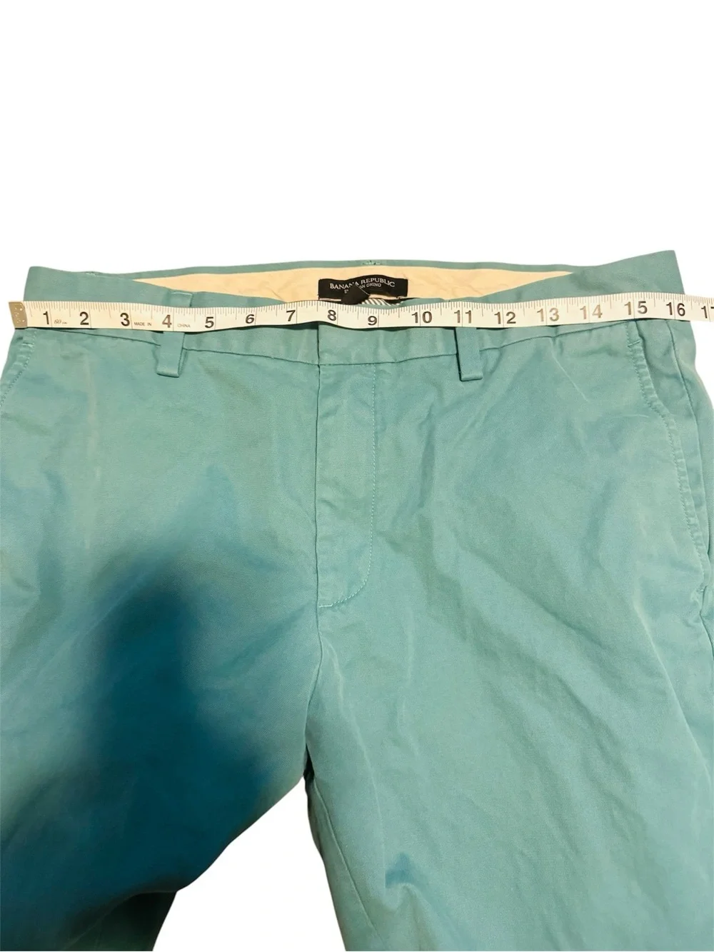 Banana Republic Men’s Sz 32x32 (Fits 32x29.5) Emerson Chino Pants Teal Green